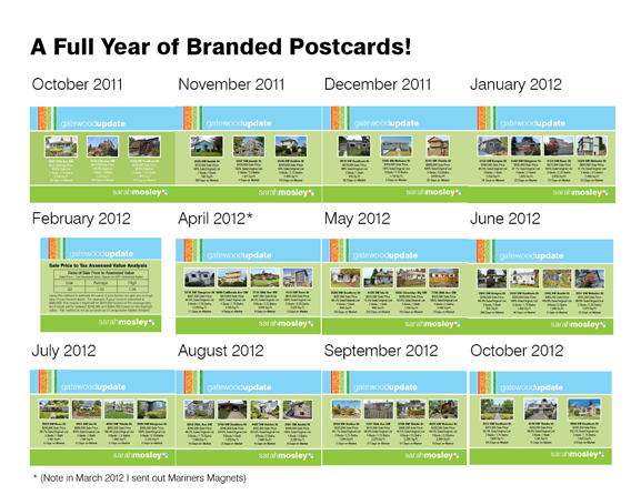 Sarah Mosley's year of postcards