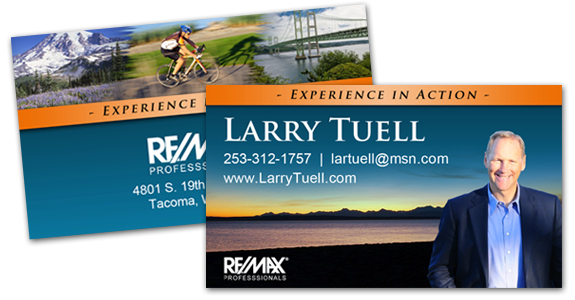 Larry Tuell Business Card