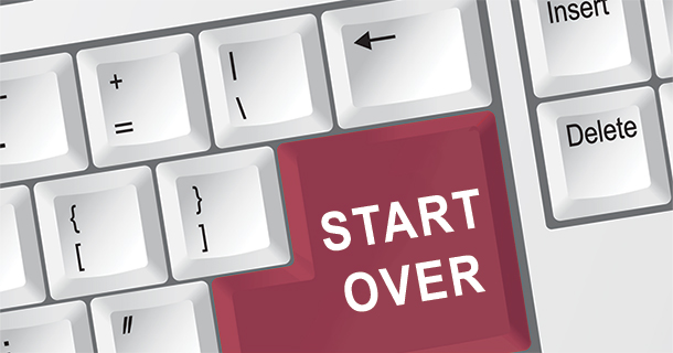 Start Over button