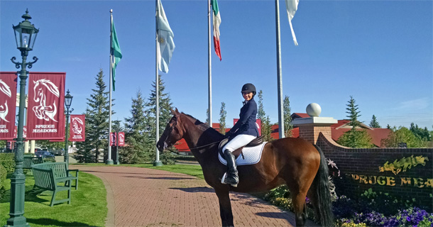 Alannah on horse